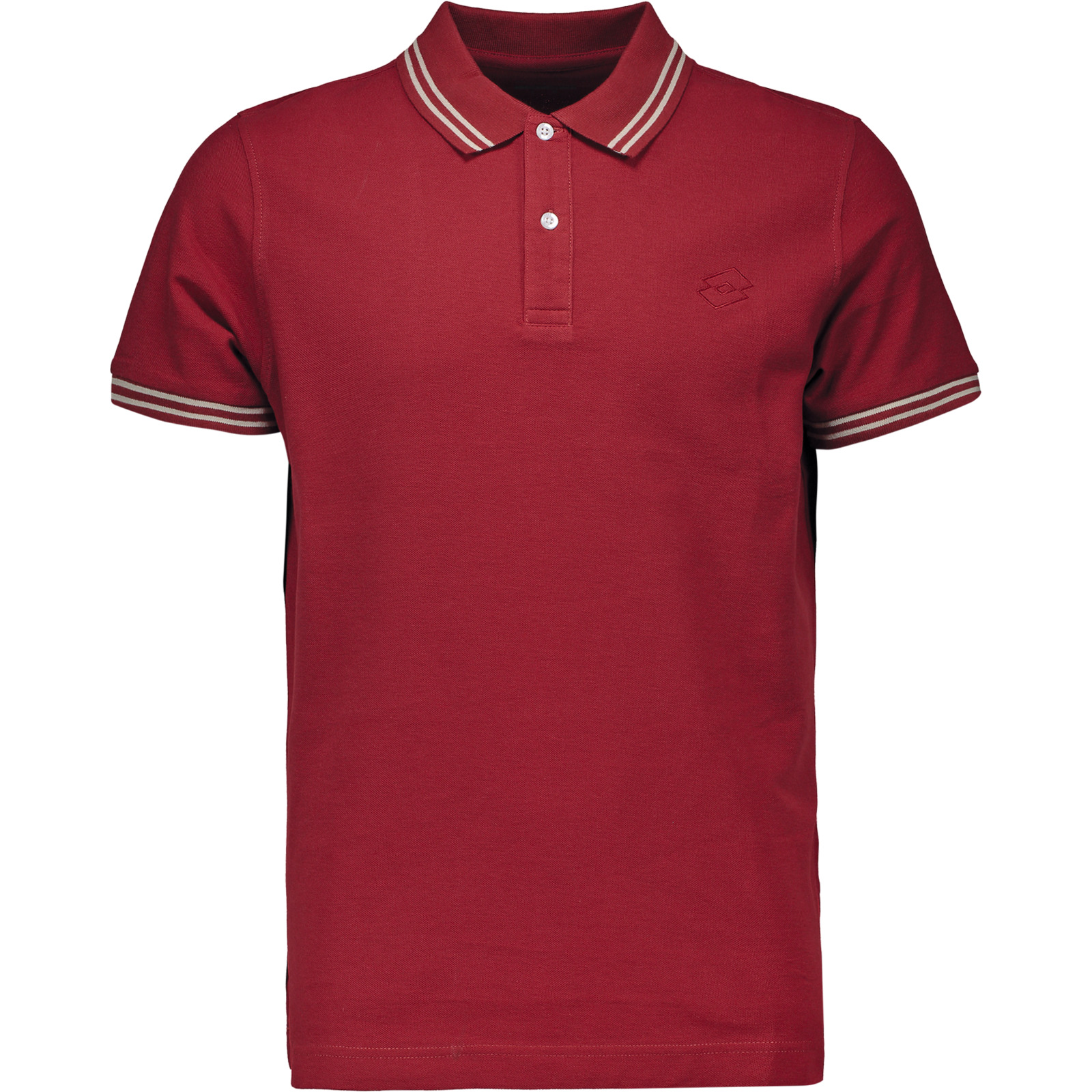 Lotto Herren-Poloshirt OT Streifen 3XL, dunkelrot
