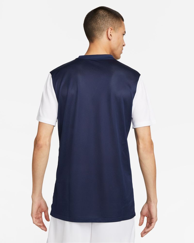 Maillot Nike Tiempo Premier II Bleu Marine & Blanc pour homme