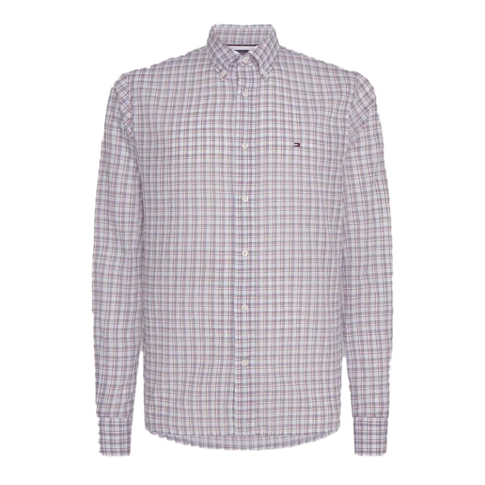 Tommy Hilfiger Chemises à Carreaux Blanc/Rouge Homme Tommy Hilfiger MW0MW34656