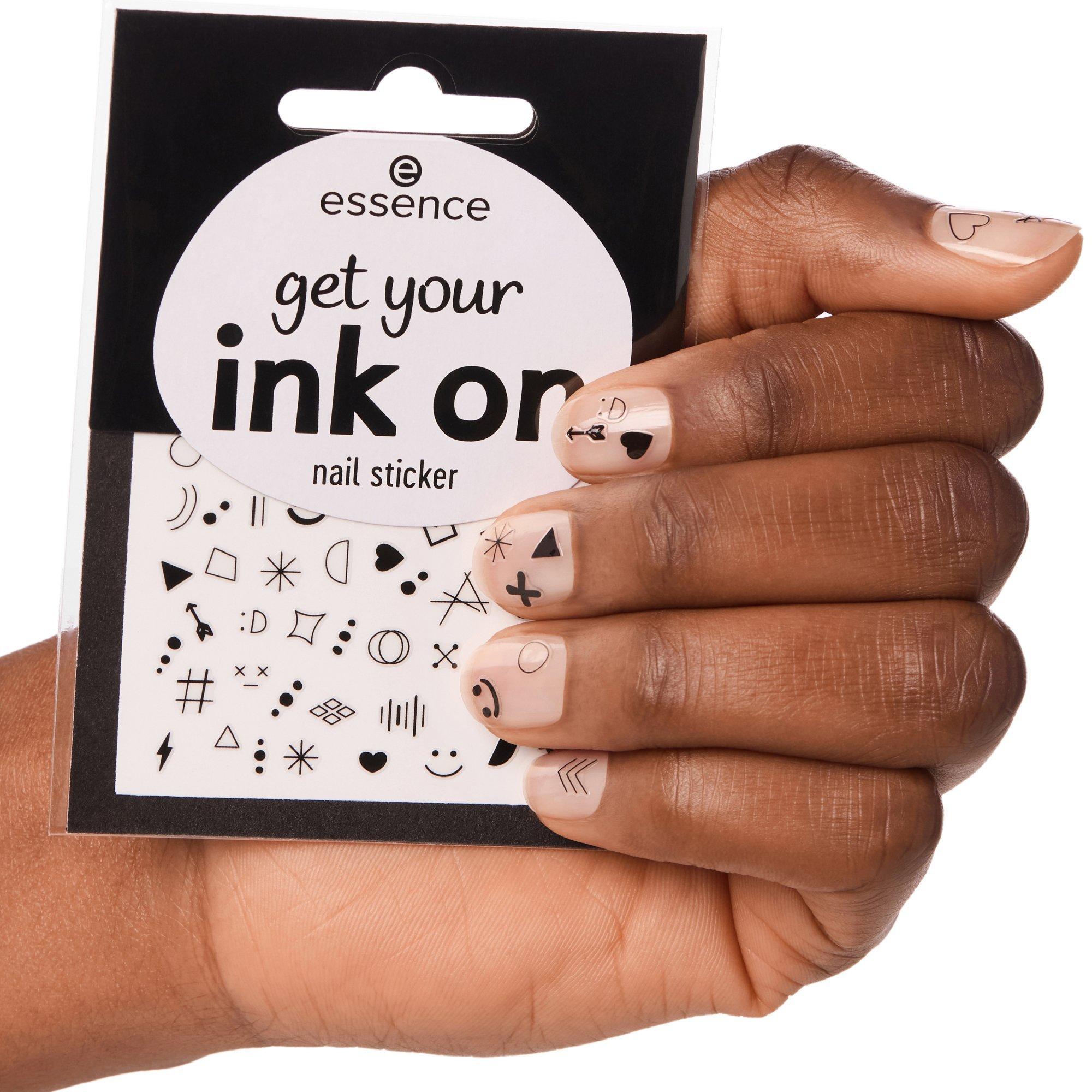 get your ink on nail sticker stickers pour ongles