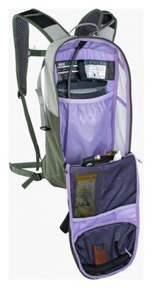 Sac à dos EVOC RIDE 8L   POCHE A EAU 2L - Gris/Vert Olive