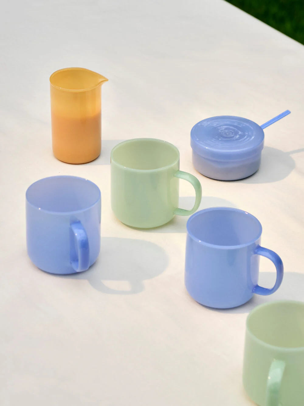 HAY  Borosilicate kop, sæt af to - Jade light blue