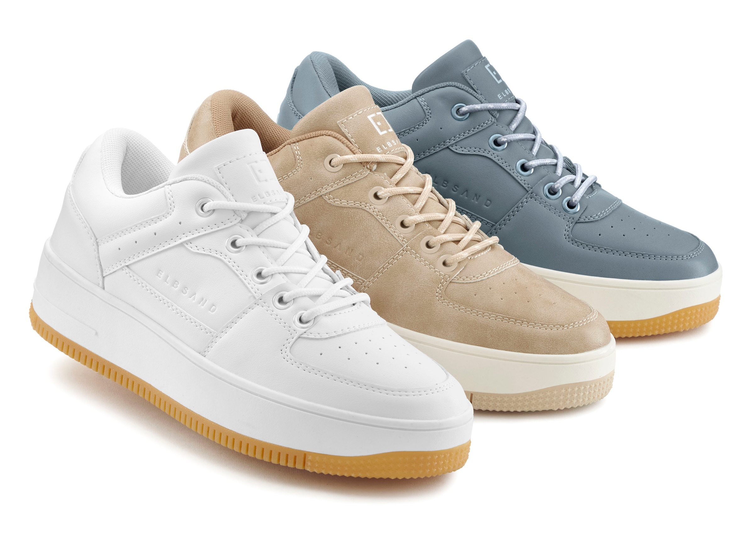 Elbsand Sneaker »Schnürschuh, Freizeitschuh, Halbschuh, Schnürhalbschuh, Turnschuh«  mit modischer Plateausohle