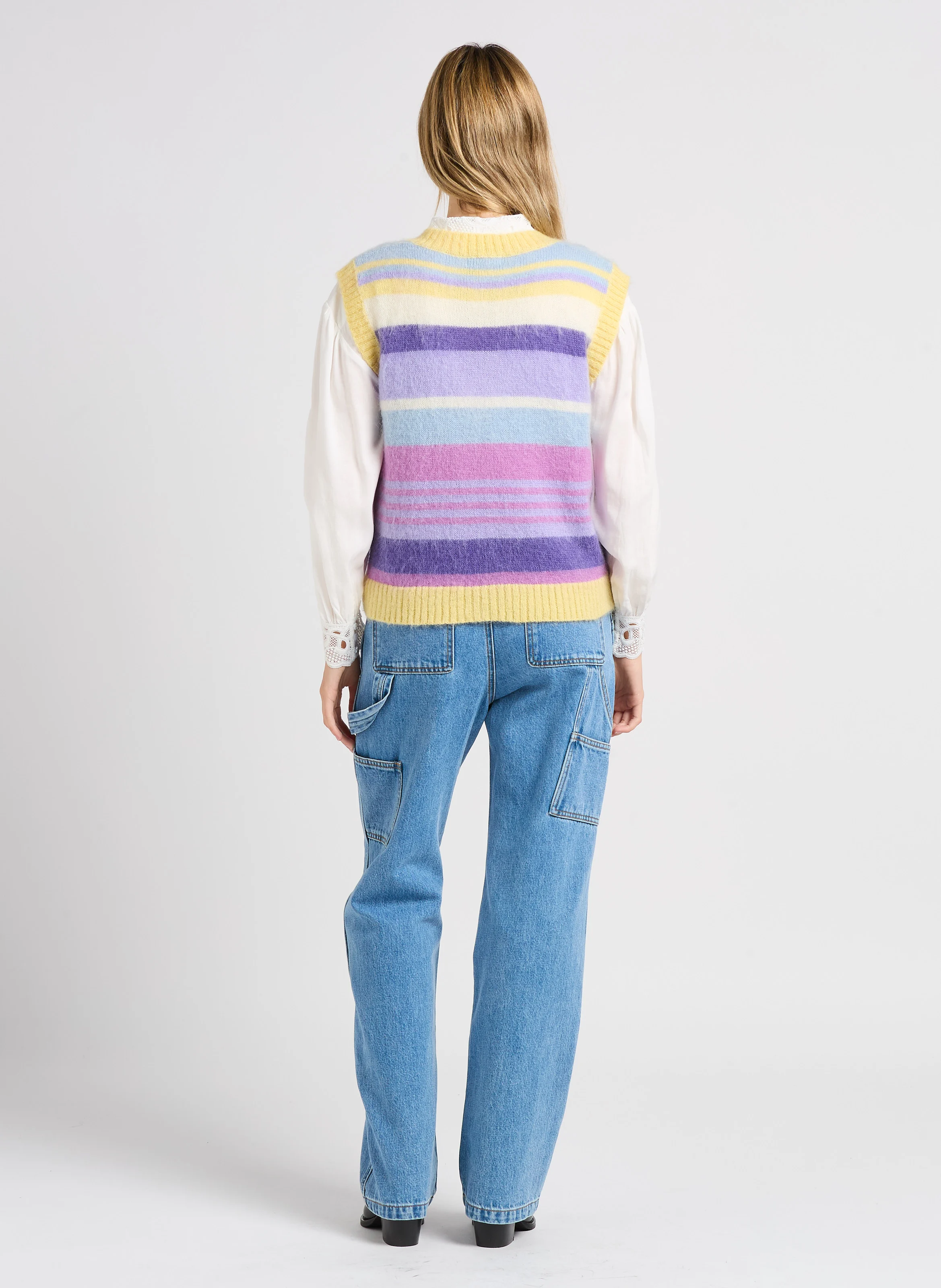 ROCA - Jean droit en coton | Bleu