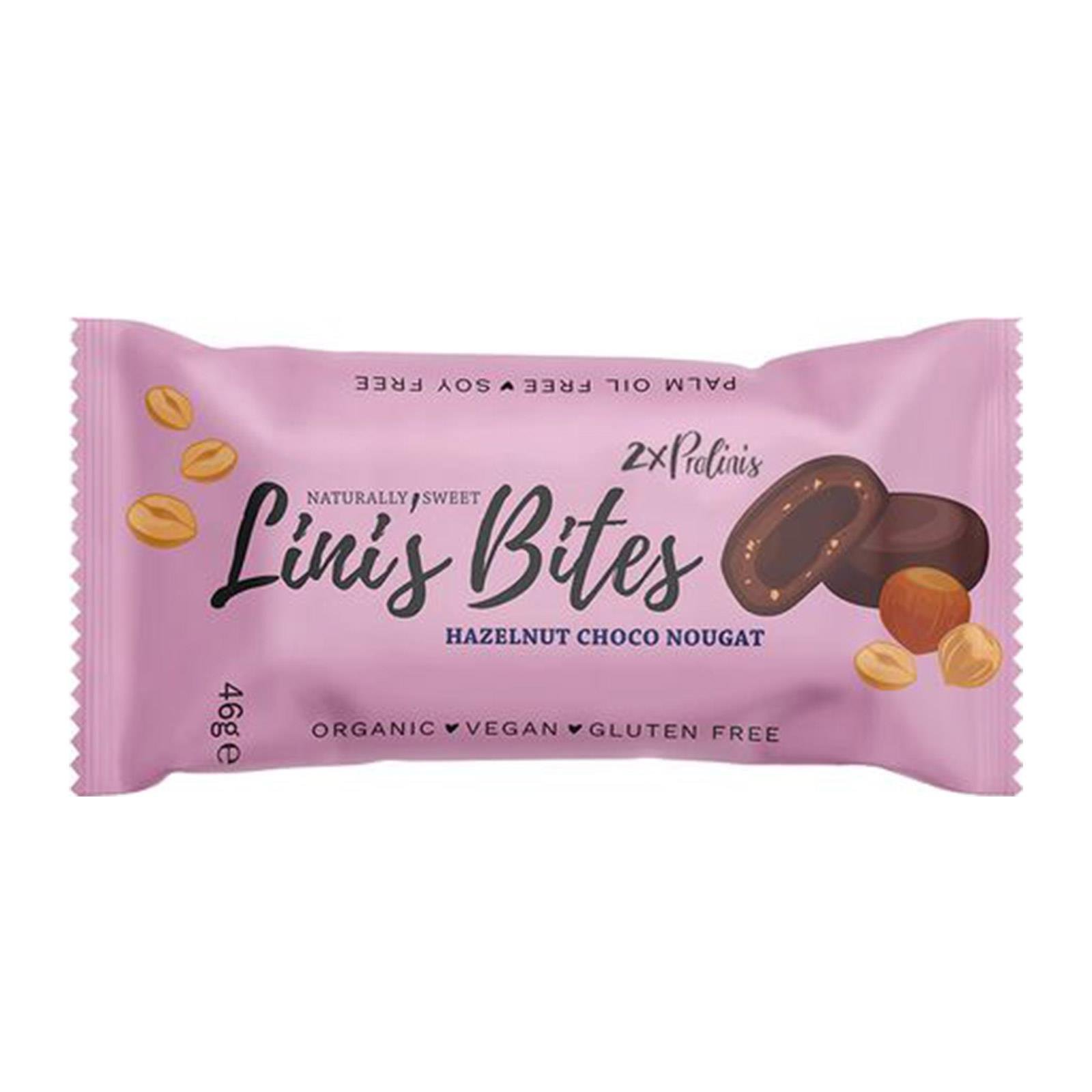 Linis Bites Hazelnut Choco Nougat Pralinis