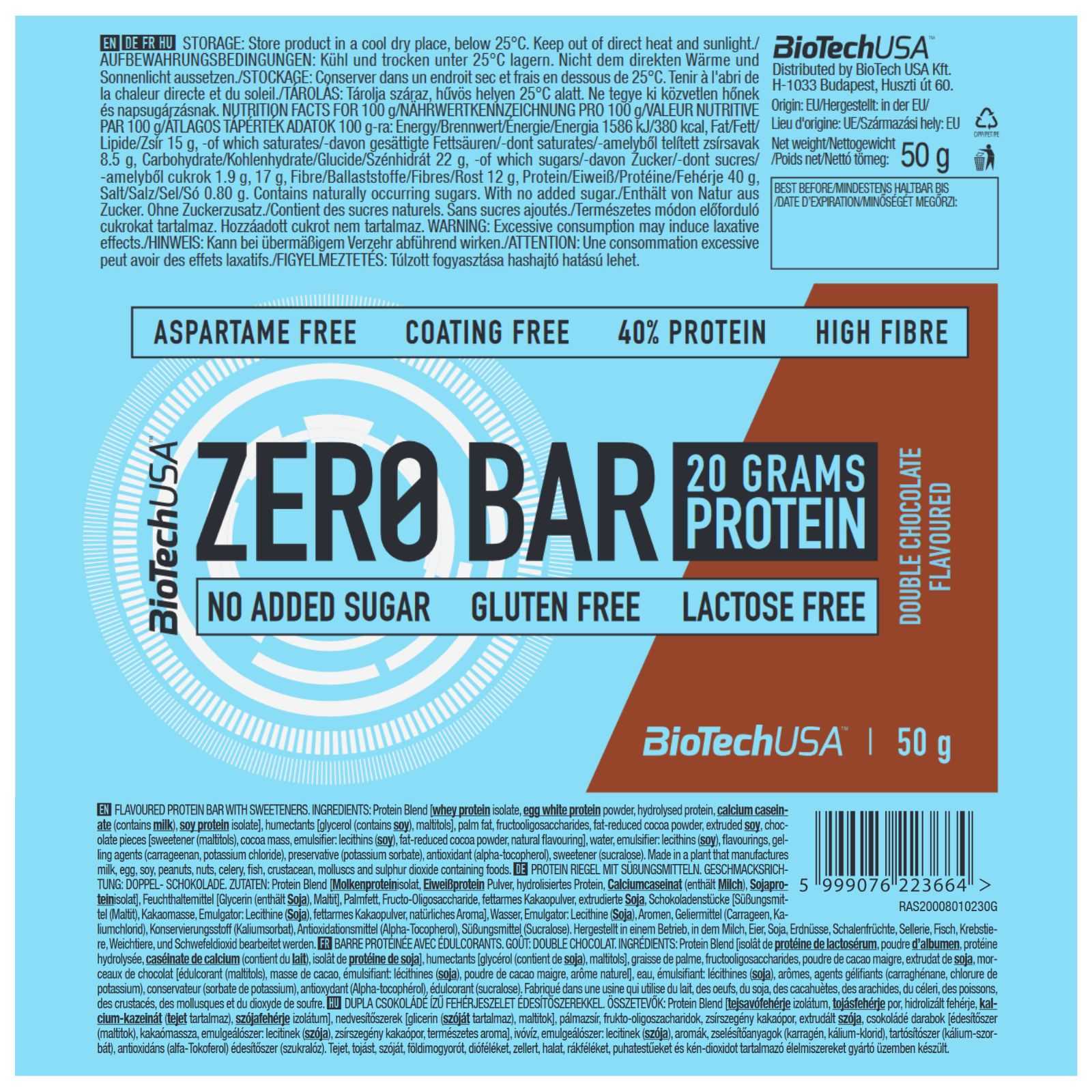 Barra Zero Biotech USA 50 g