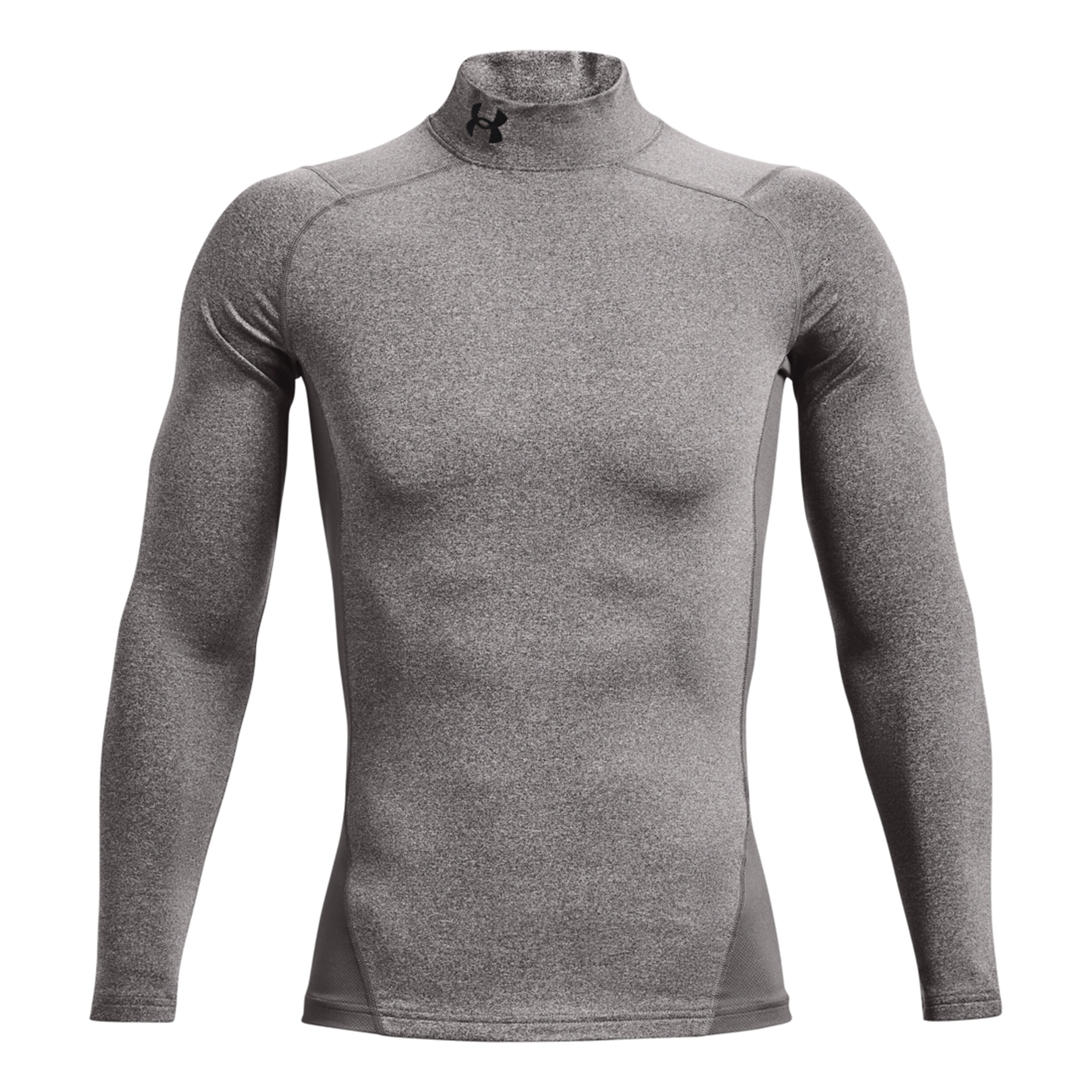 Under Armour Coldgear Comp Mock Haut Manches Longues Hommes - Gris