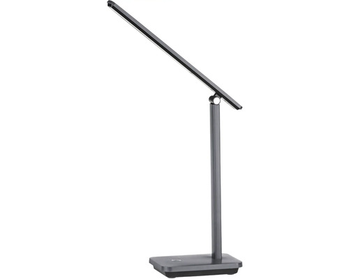 LED oplaadbare tafellamp met touchdimmer 3,6W 360 lm 3000-6500 lm HxB 35x33 cm Iniesta grijs/zwart