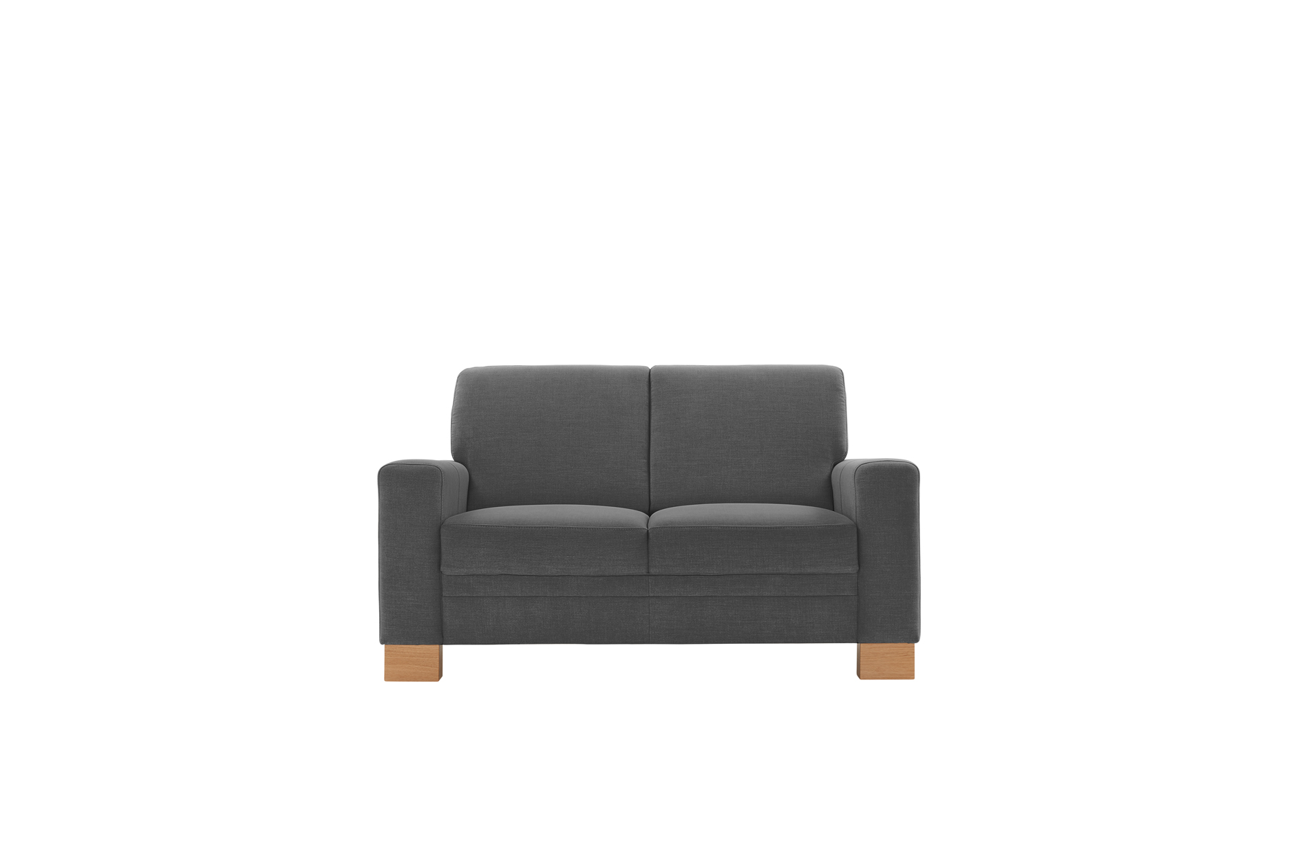 polsterpower 2-Sitzer-Sofa - Miro grau - Basismodell