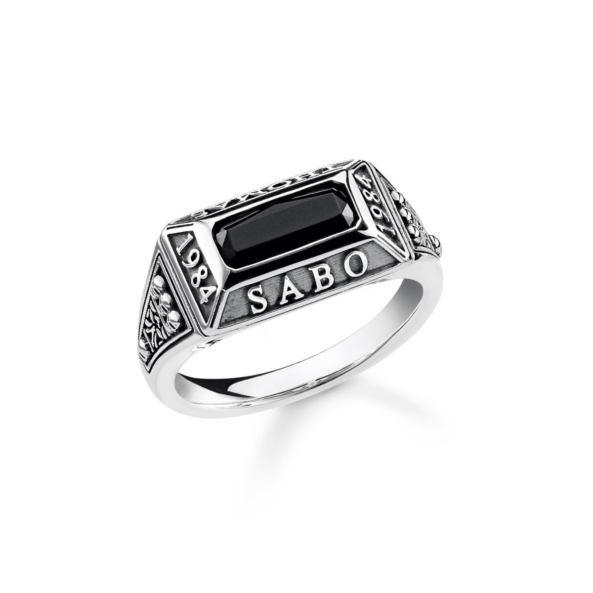 Bague THOMAS SABO argent 925 onyx noir