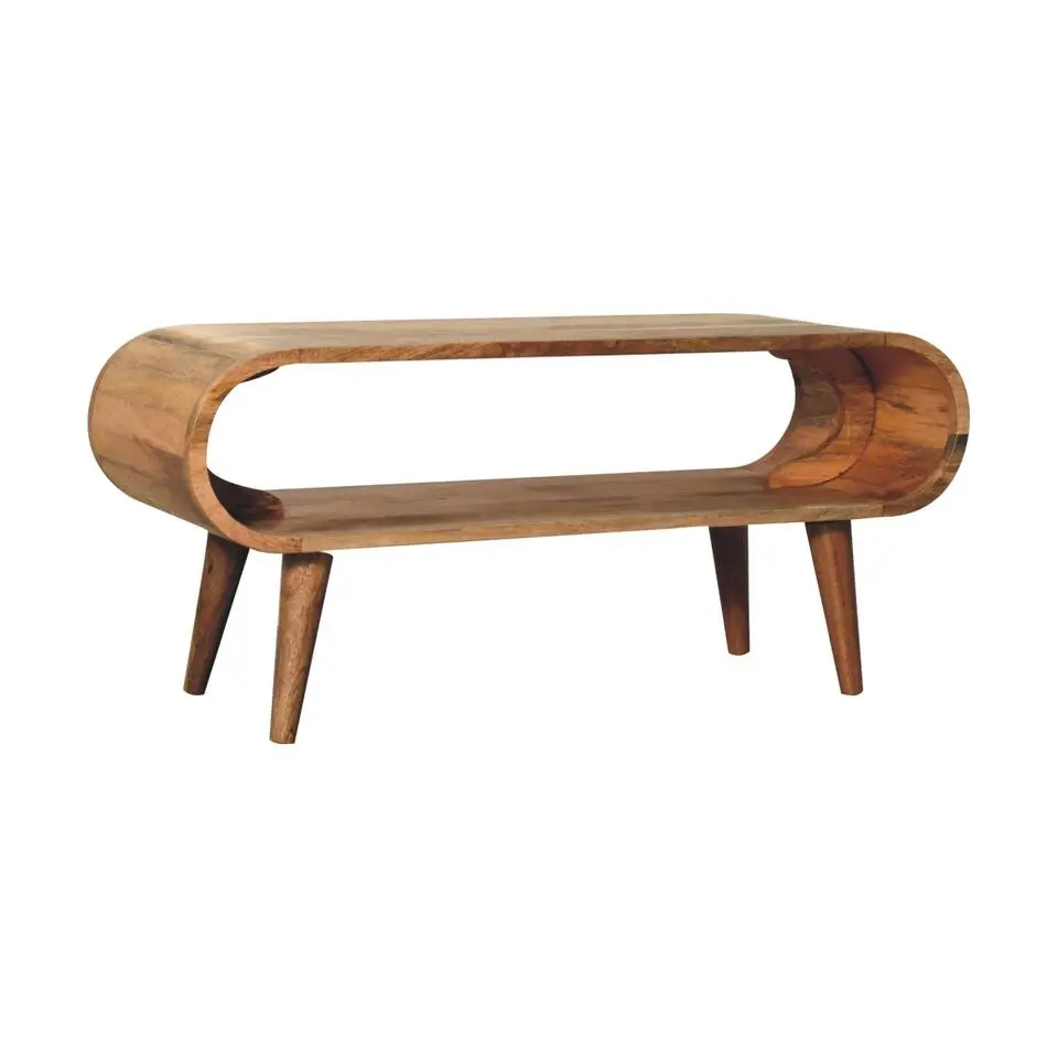 Artisan Furniture Solid hout Amaya Nordic Stijl Eikenlook Salontafel