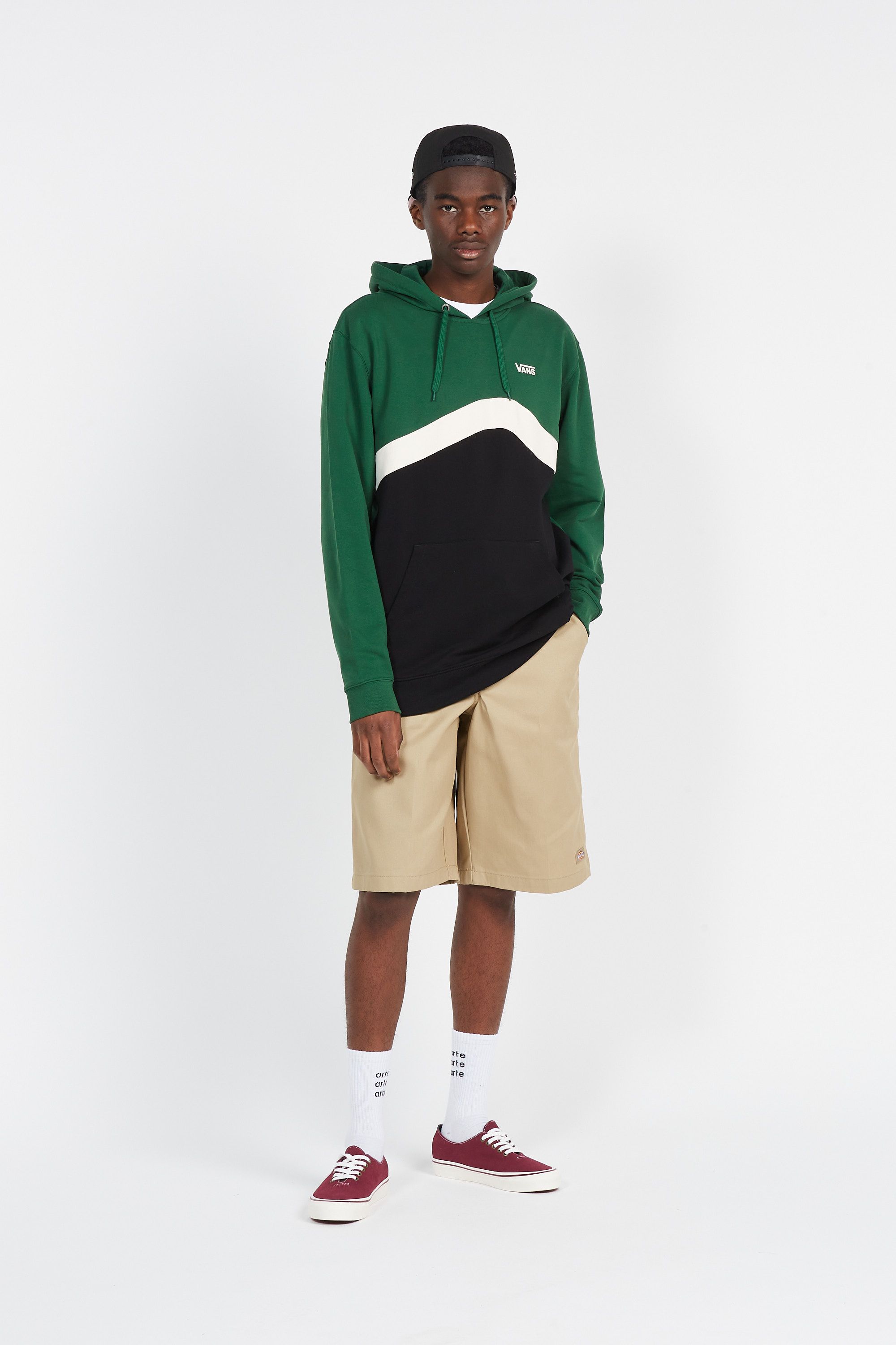 VANS Sweat SIDESTRIPE BLOCK PO Noir
