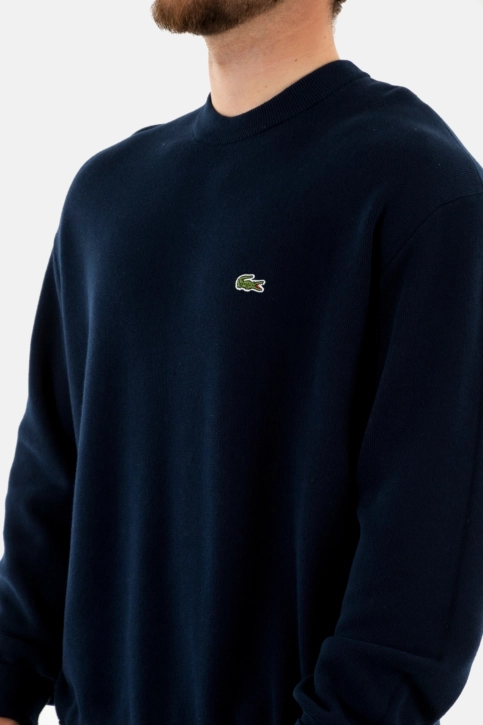 pull léger lacoste ah6882 423 marine/marine