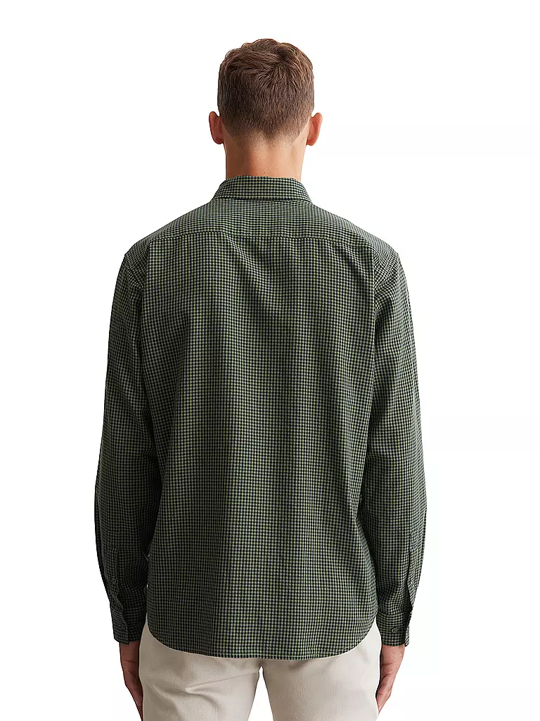 MARC O'POLO Hemd Regular Fit braun