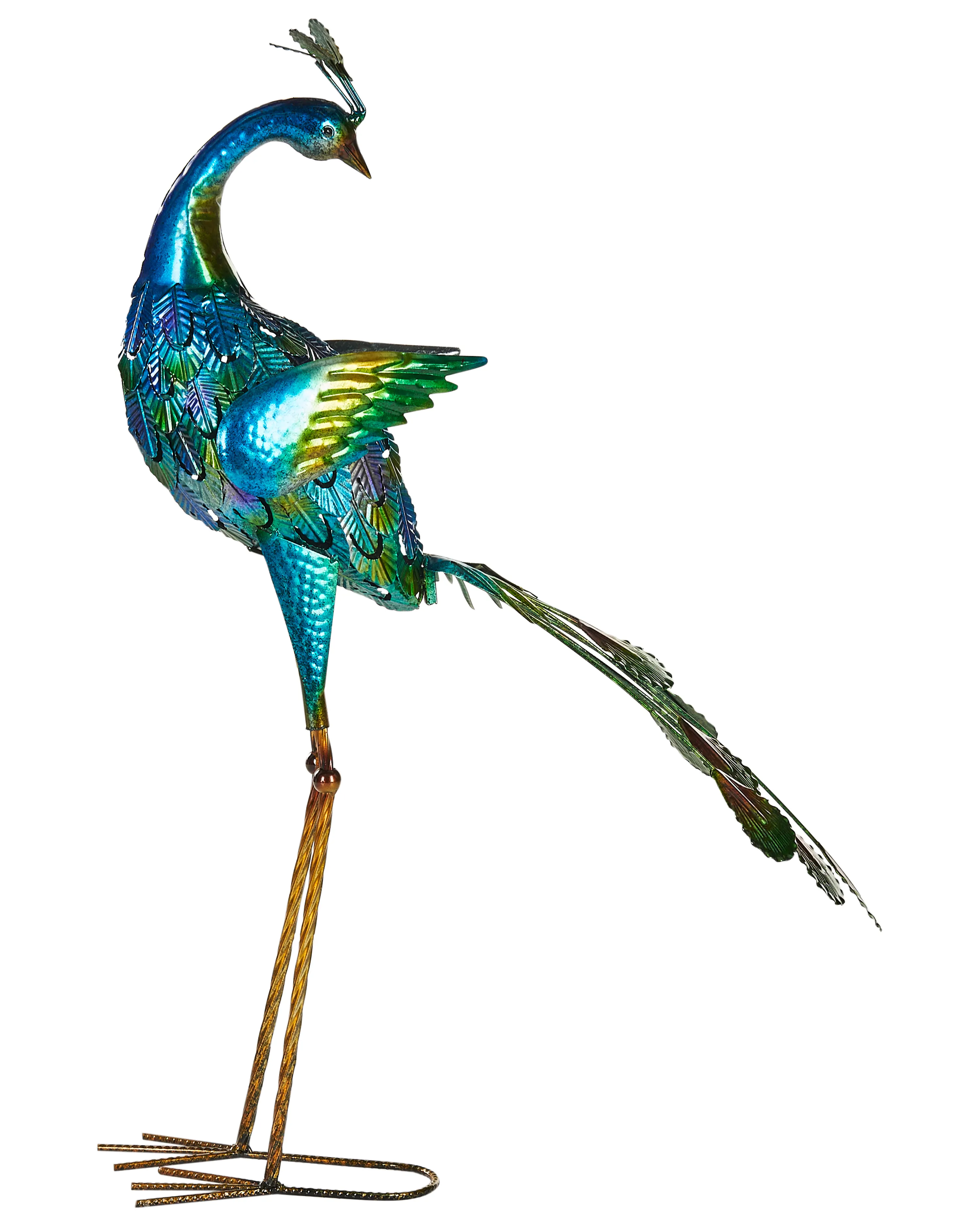 Tuinbeeld PEACOCK Blauw