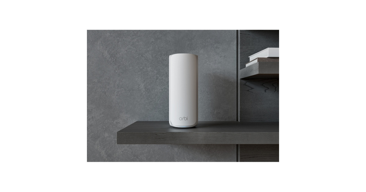 NetgearRBE770 Orbi 770 Serie Tri-Band WiFi 7 Mesh uitbreidingssatelliet mesh access point  (Wit)