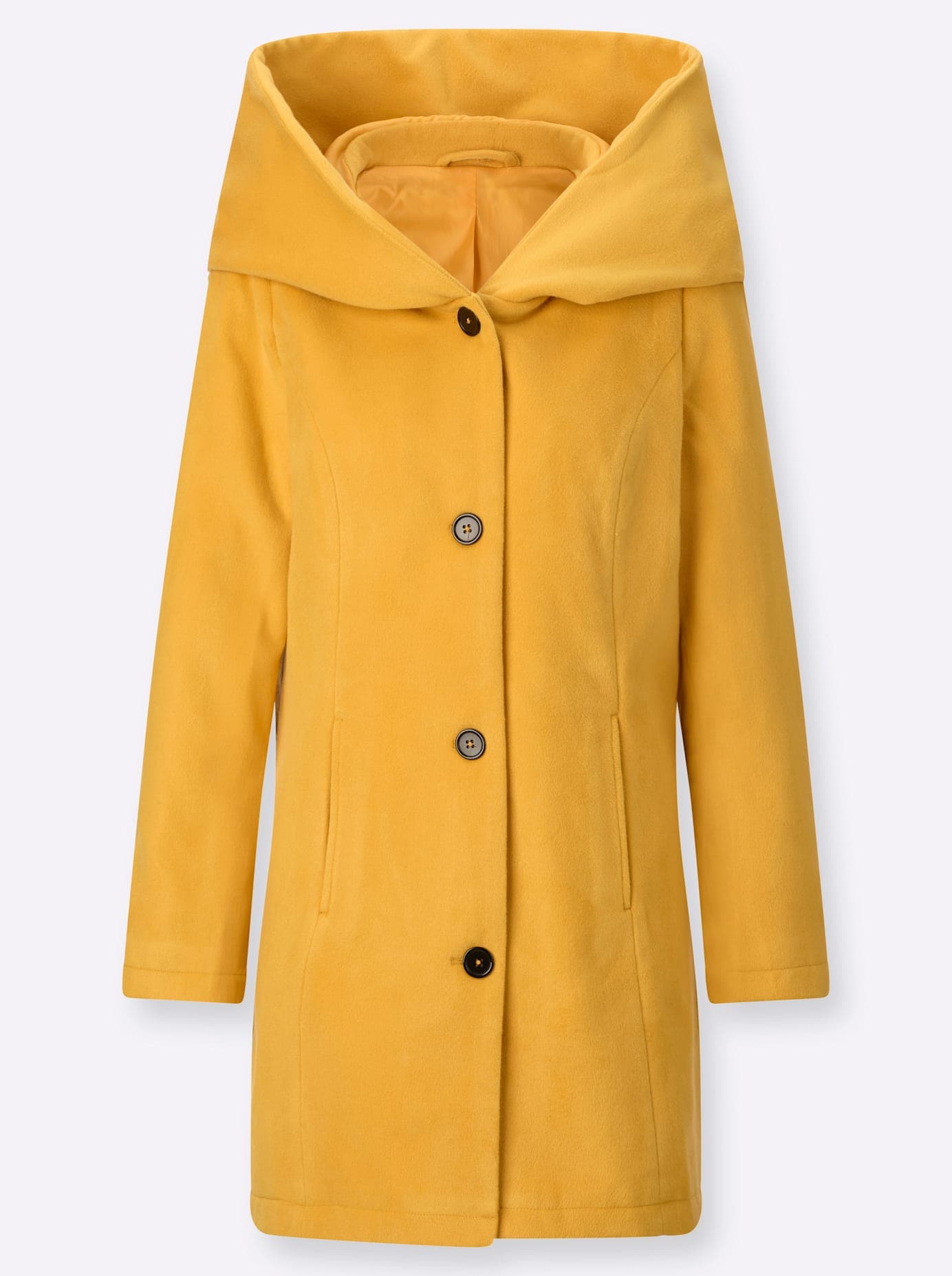 Classic Basics Langjacke mit Kapuze