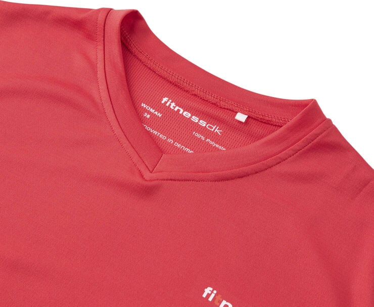Fitnessdk Victoria Performance T-shirt Rød