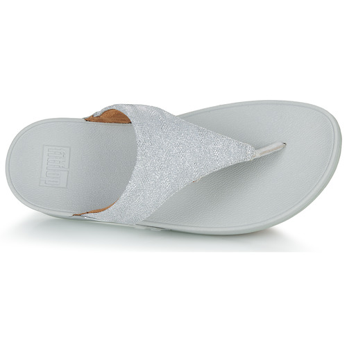 FitFlop - LULU SHIMMER TOE POST - Argenté