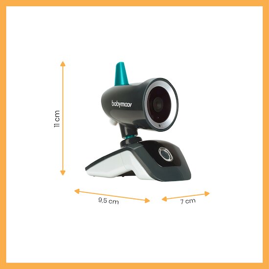 Caméra Additionnelle pour Babyphone Vidéo YOO Travel   Noir        de               Babymoov