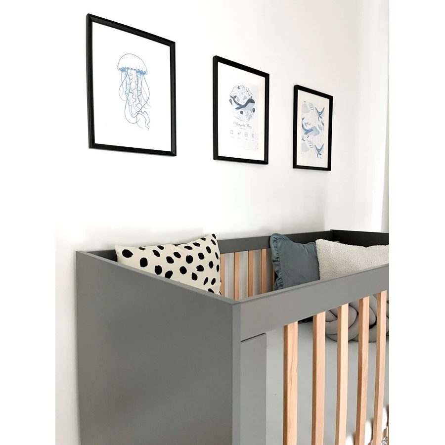 urra Massivbett Tim Buche graunatur 70 x 140 cm