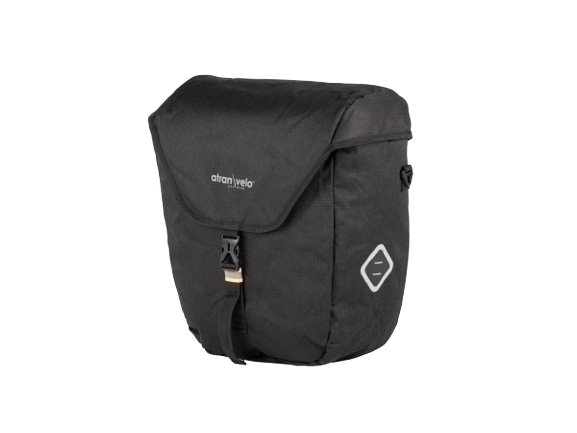 Atran Velo Zap Cykeltaske AVS, 25 Liter, Sort