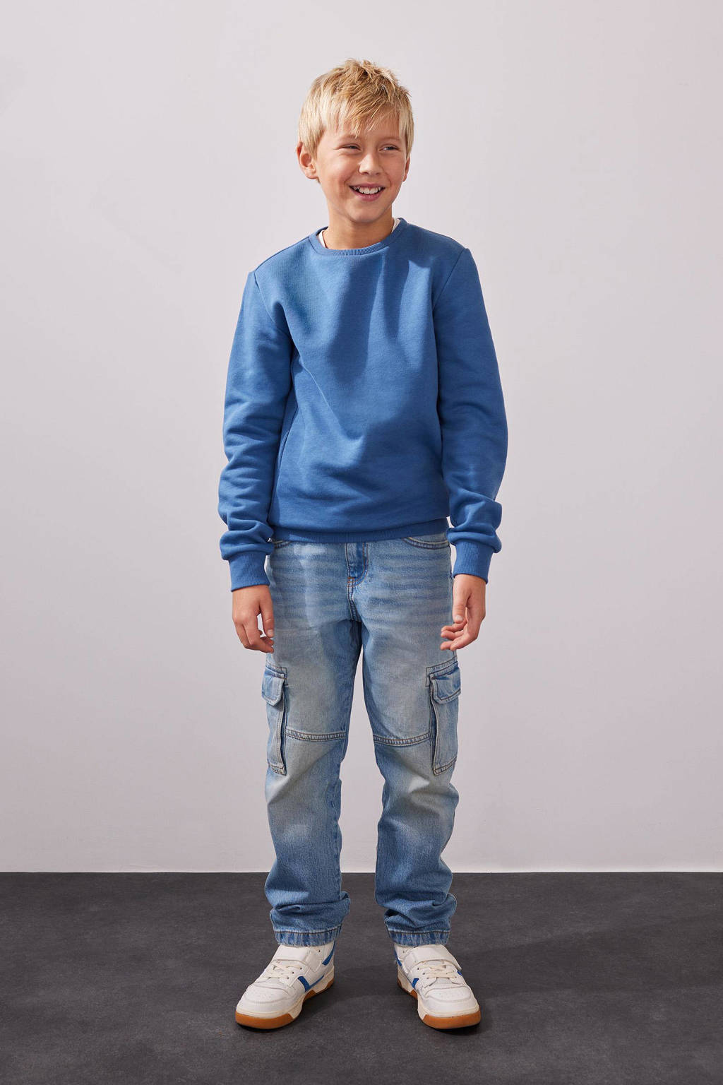 WE Fashion regular fit jeans bleached denim