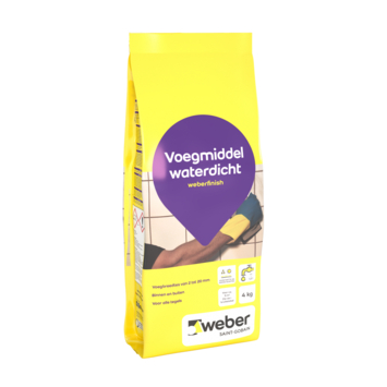 Weber Wand & Vloer voegmiddel wit 4 kg