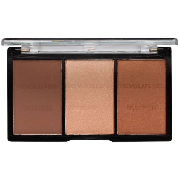 Makeup Revolution Ultra Sculpt & Contour Palete de Rosto Tom 04 Ultra Ligt/medium 11g
