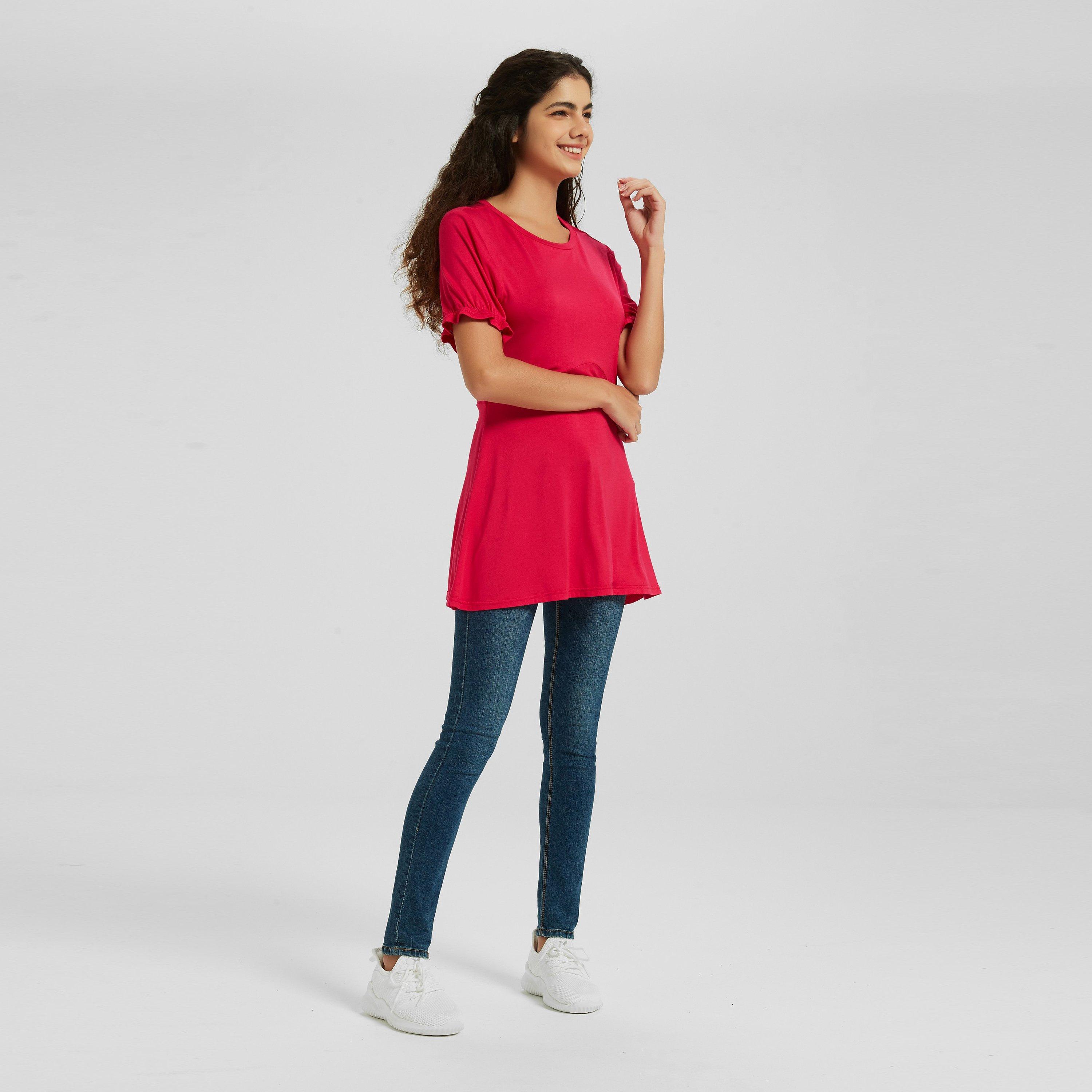 Be You Ladies Puff Sleeve Tunic