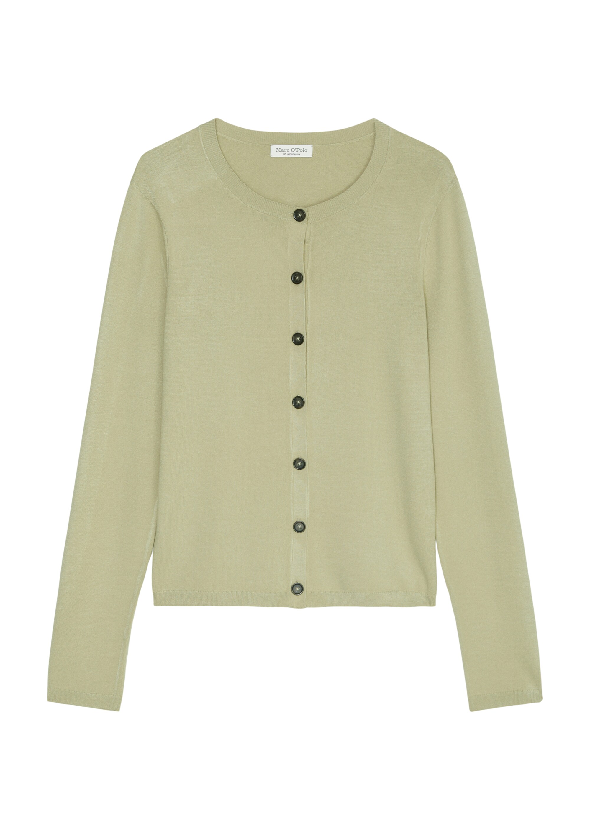Feinstrick-Cardigan slim aus LENZING™ ECOVERO™