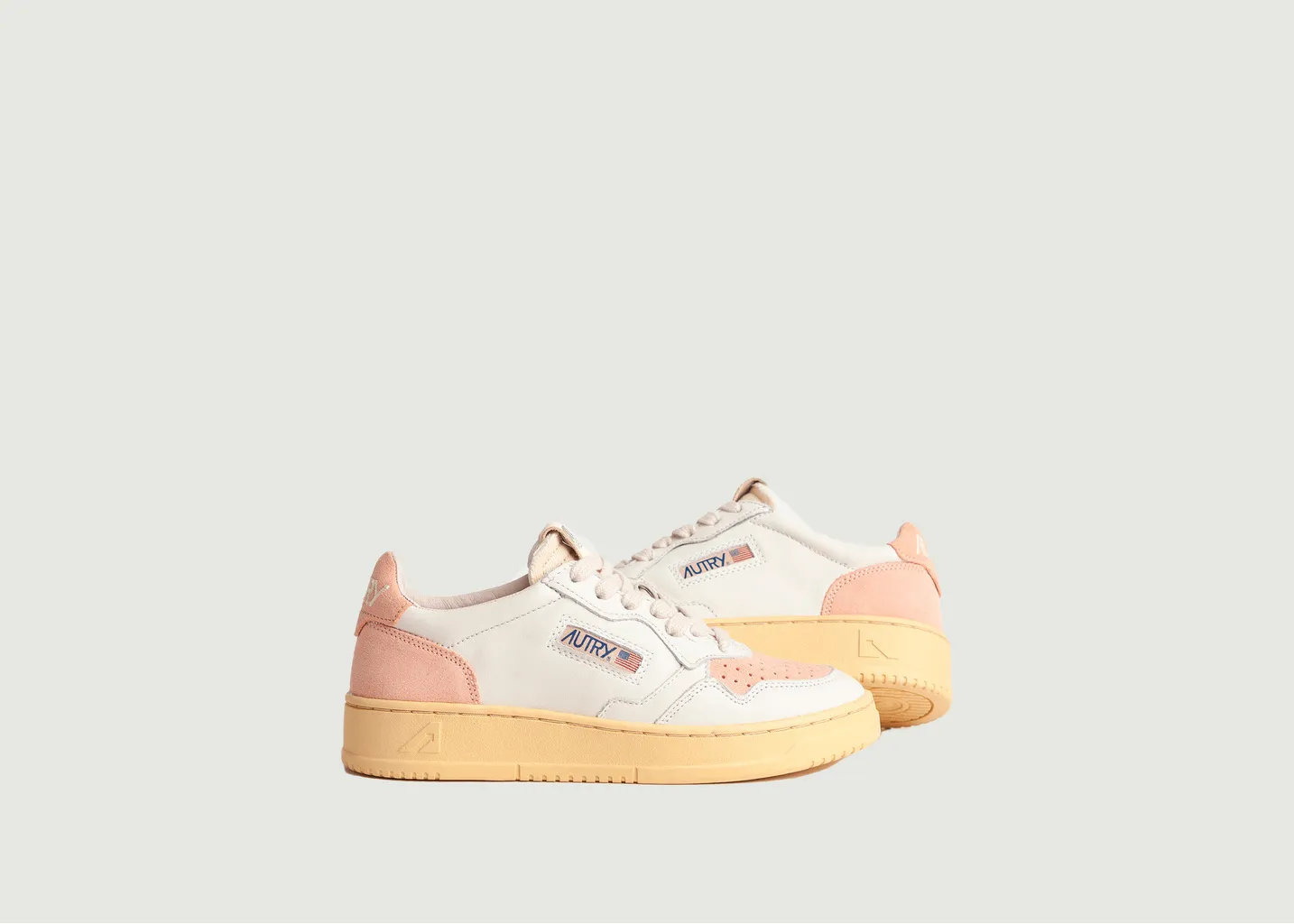 Baskets Medalist Low Daim et Cuir AUTRY