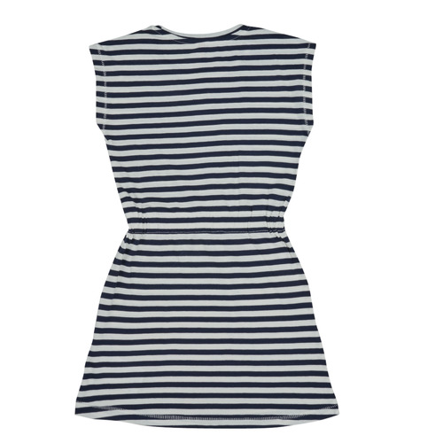 Only - KONMAY S/S DRESS JRS - Blanc / Marine