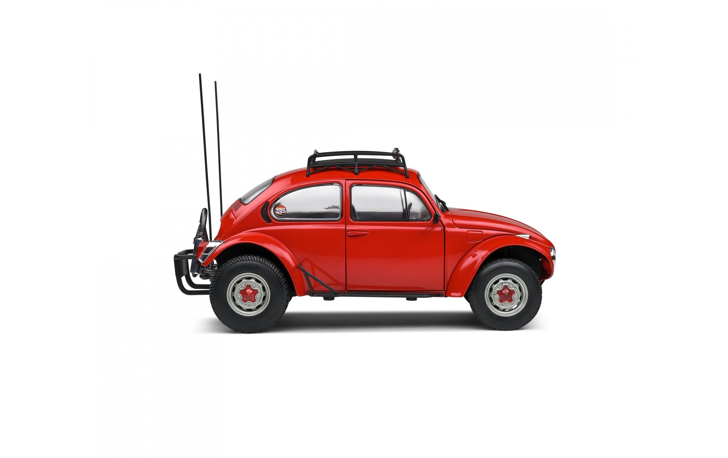 VW Käfer Baja, Rot, 1:18Detailgetreues Modellauto für Sammler im Massstab 1:18
