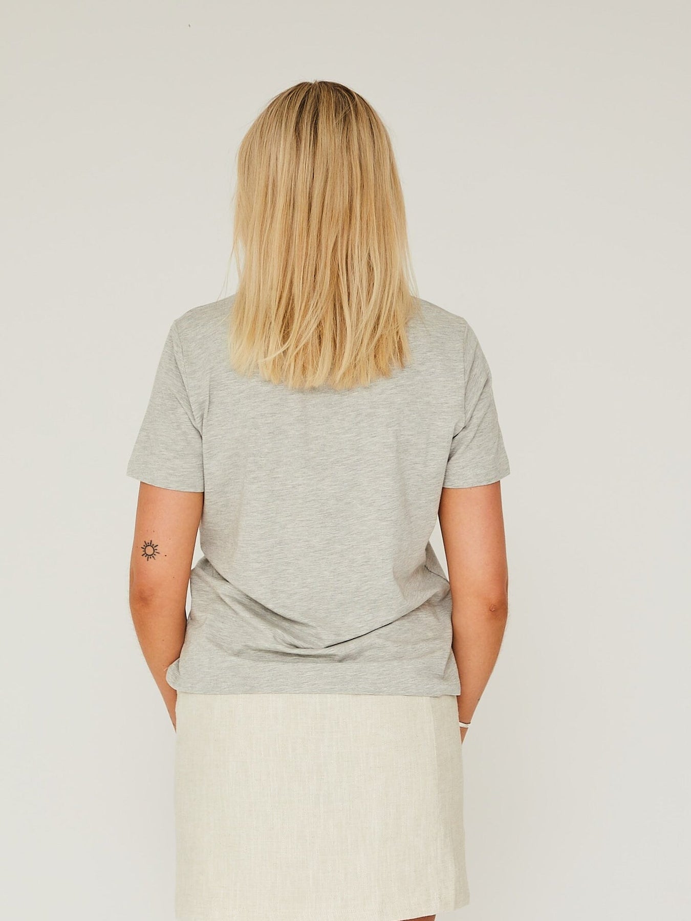 A-View Stabil Top S/S 055 light grey melange