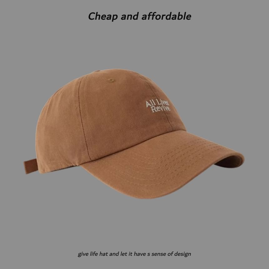 Alpha Kiss - Baseballpet met geborduurde letters
