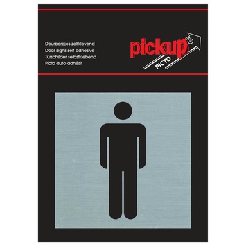 Pickup Alu Picto heren 8x8 cm
