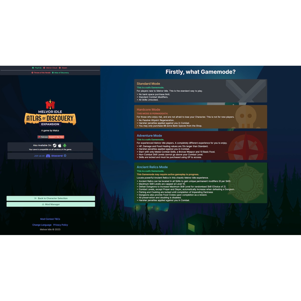 Melvor Idle: Atlas of Discovery - PC Windows,Mac OSX,Linux