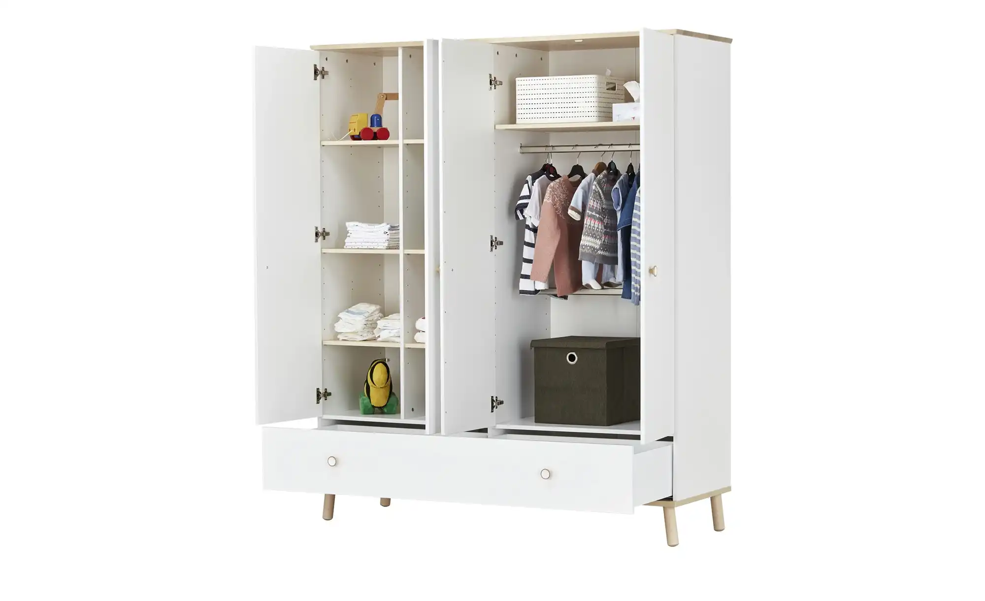 PAIDI Kleiderschrank 4-türig Ylvie