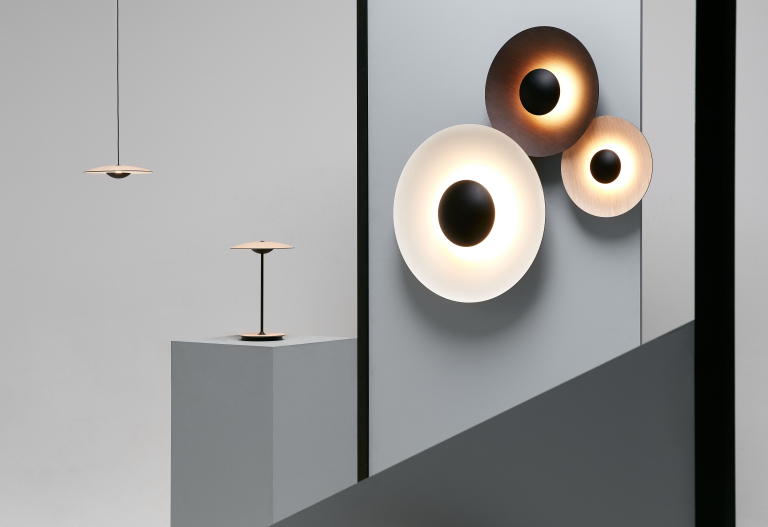 Marset Ginger 42 C wandlamp LED eiken