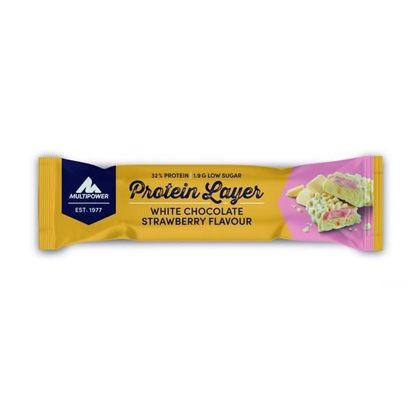 Barra Protein Layer Chocolate Branco Morango