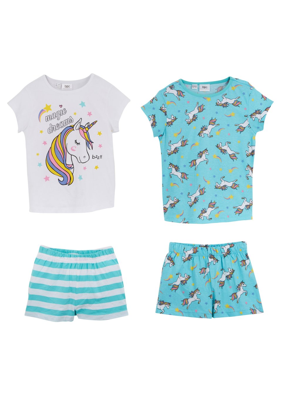 Pyjashort fille (Ens. 4 pces.)