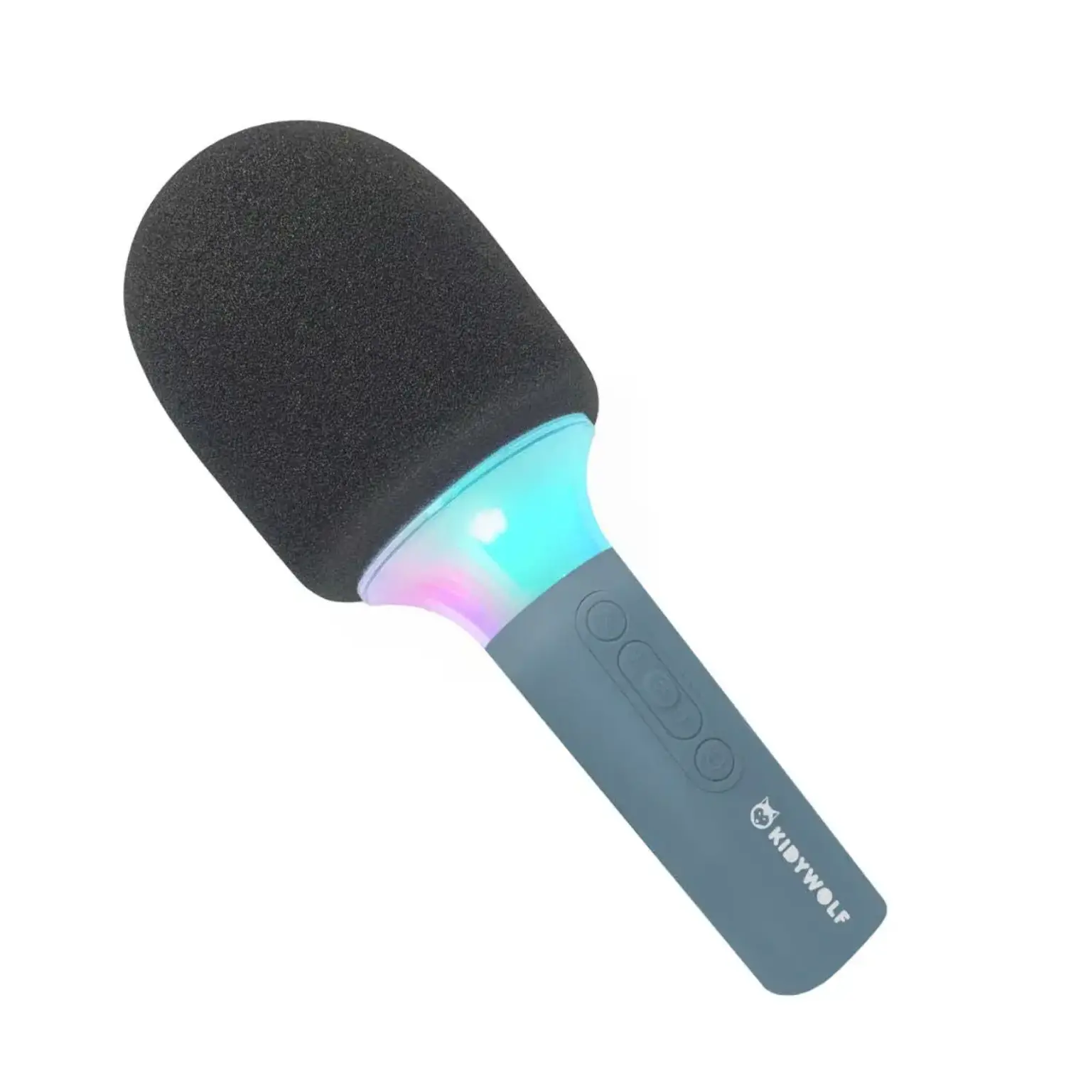Kidywolf | Kidymic Karaoke Micro Met Led | Blue