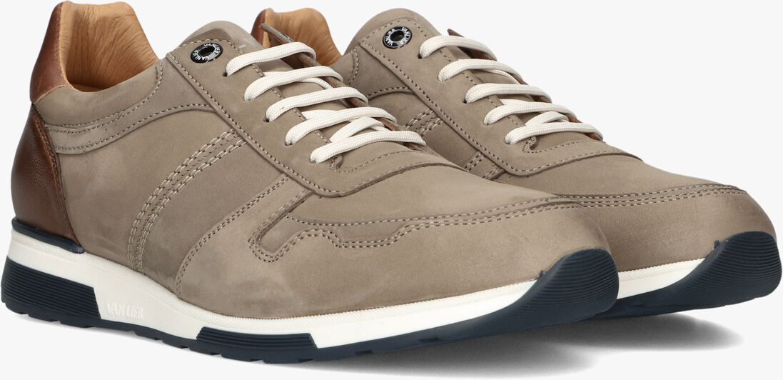 VAN LIER taupe van lier lage sneakers 2415511