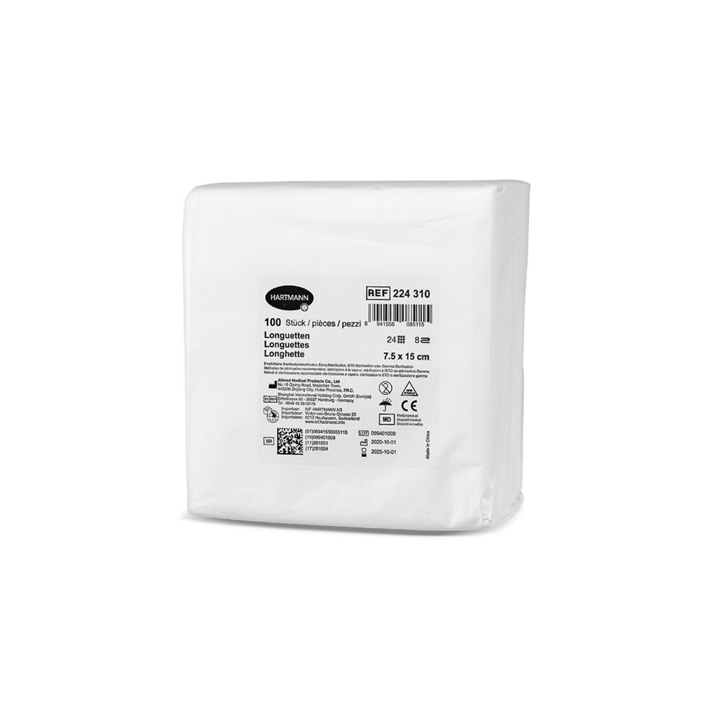 IVF Longuetten Typ 24 7.5x15cm 8 fach Btl 100 Stk