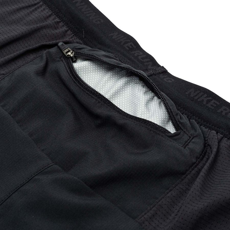 Nike Short Running Dri-FIT Stride - Noir/Argenté