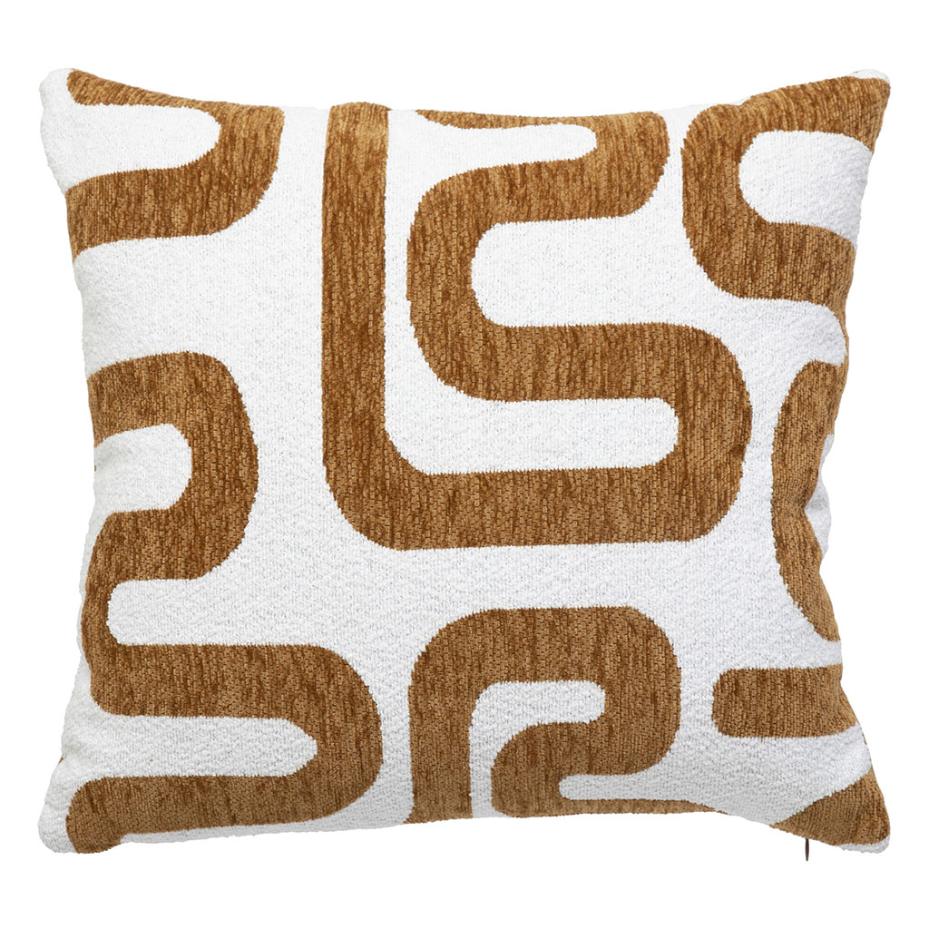 Coussin Safina camel 40x40cm