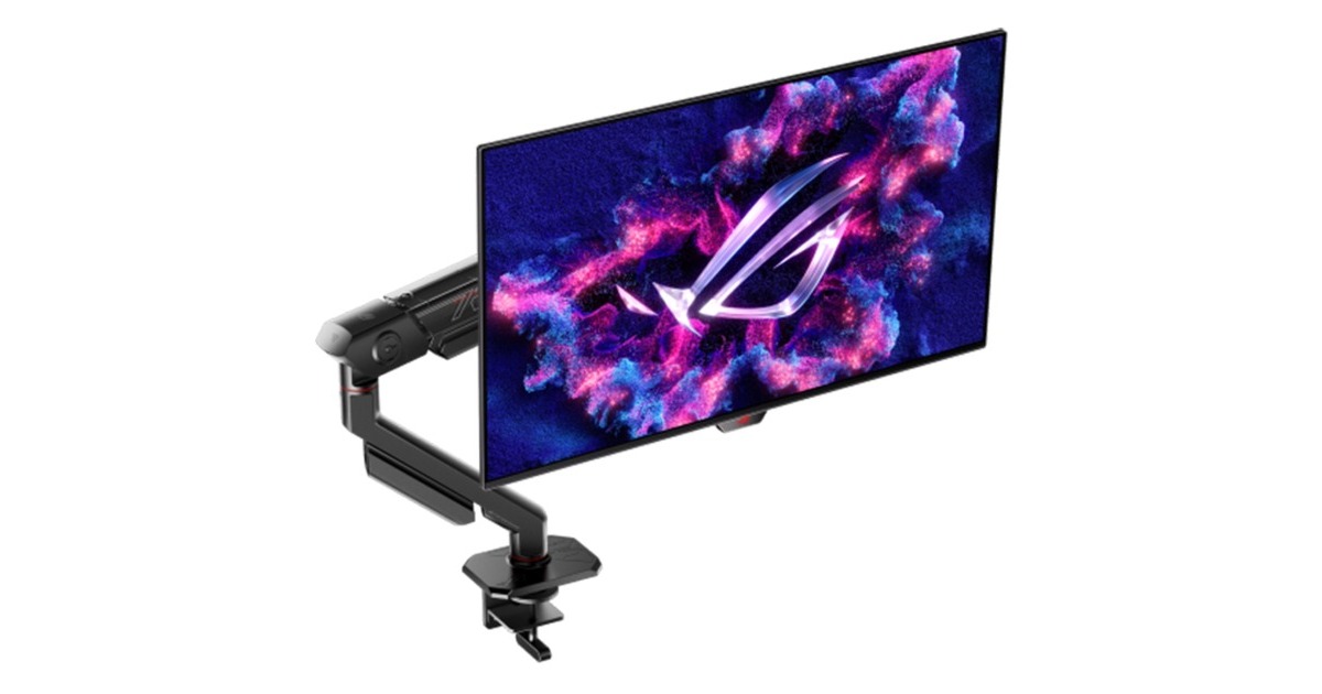 ASUSROG Ergo Monitor Arm monitorarm  (Zwart)