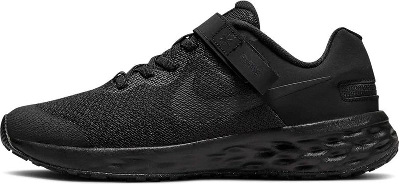 Nike Revolution 6 FlyEase, Sneaker, Zwart/Black-Dk Smoke Grey, 37,5 EU