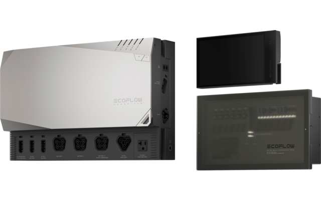 EcoFlow Power Hub Independence Kit: Power Hub / Cable Pack / Distribution Panel / Monitor Stromversorungslösung für Fahrzeuge